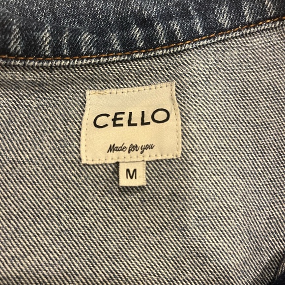 CELLO SLIGHTLY CROPPED DENIM JACKET - Picture 2 of 3